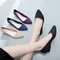 Chic and Elegant Women Loafers Flats Low Heels Pointed Toe Single Shoes Designer Ladies Office Shoe