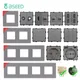 BSEED PC Matte Socket Frames RJ45 CAT5 TV Satellite Type-c Double USB Sockets Wall Button Switch