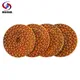 RIJILEI 4PCS 4 Inch Super Wet Diamond Polishing Pads Longer Life Diamond Copper Polishing Pad For