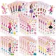 8/16Sheets Cartoon Anime Princess Barbie Make A Face Puzzle Stickers Kids Make Your Own DIY Game