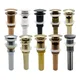 8 Colors Bathroom Pop Up Drain Pipe Kits Sink Waste Stopper Valve Washbasin Water Head Leaking