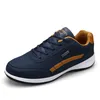 Mode Freizeit schuhe Herren Outdoor Tennis Turnschuhe leicht bequem Schnürung Pu Trainer Größe