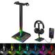 Eb01-b Rgb Gaming Kopfhörer Stand mit Dual USB Interface Kopfhörer Unterstützt Desktop Halter