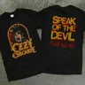 Selten!! Jahrgang 1982 ozzy osbourne sprechen von der Teufel Tour Konzert T-Shirt ozzy osbourne