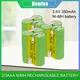 3.6V 2/3AAA 350mAh Ni-MH Rechargeable Battery With Welding 3* Battery 2/3 AAA for Electric shavers