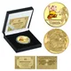 Anime and Manga Dragon Ball Characters Gold Coin Metal Round Card Commemorative Badge Goku