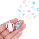 9pcs/set Mini Doll Pacifier Baby Tableware Set Miniature items Play House Supplies Dummy Nipples For