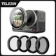 TELESIN CPL ND8 ND16 ND32 Lens Filter Set Aluminium Alloy Frame for DJI OSMO Action 3 4 ND CPL Lens