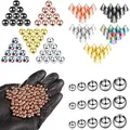 10PCS Stainless Steel Screw Replacement Piercing Ball Lot Labret Eyebrow Piercing Ball Bulk Piercing