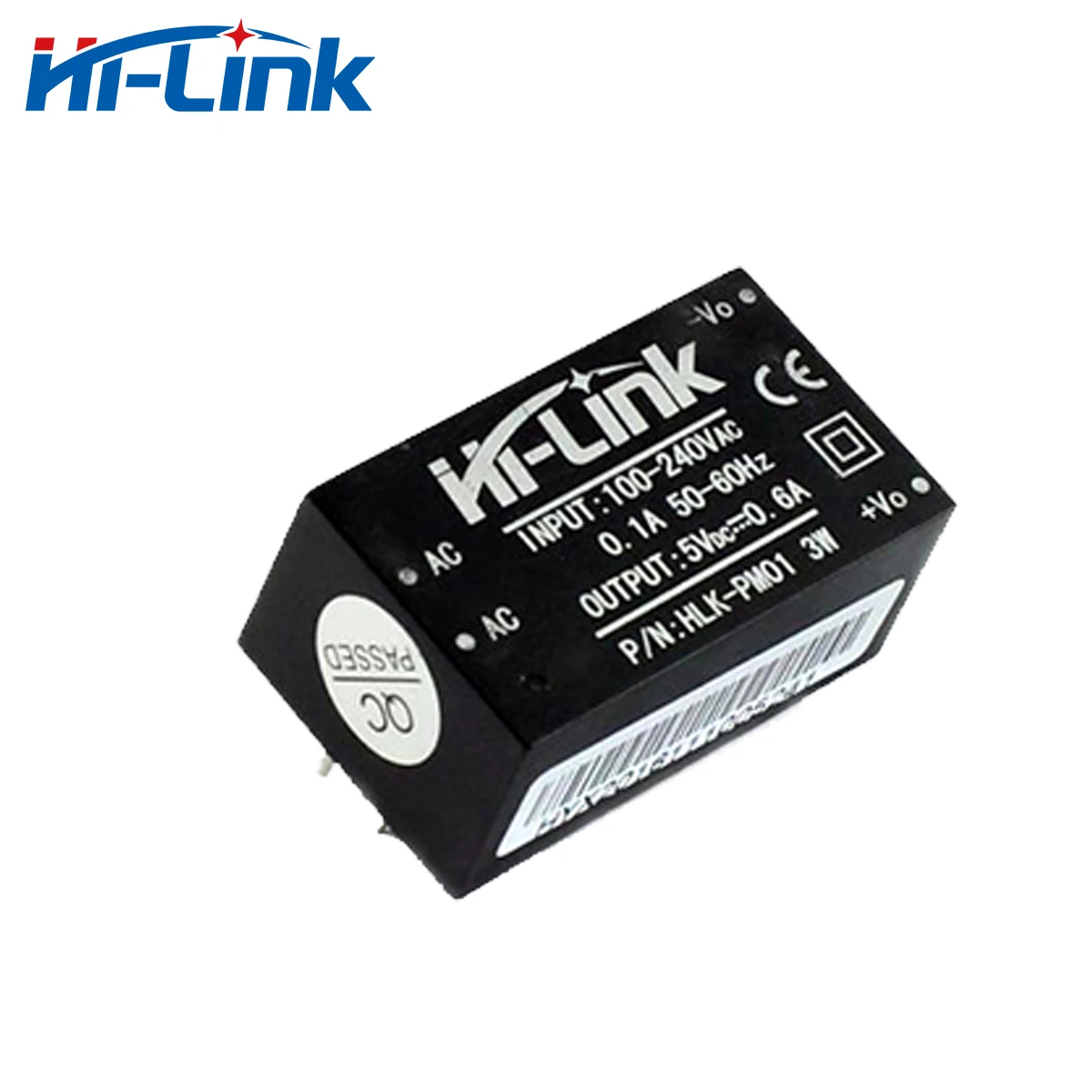 Hi-Link 5V 600mA (3W) Isoliertes Schaltnetzteil 220V Einstellbares Step-Down HLK-PM01 Image