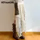 Heyoung girl Spitze asymmetrischen Rock Fairycore Urlaub Frauen y2k Kleidung hohe Taille Mode