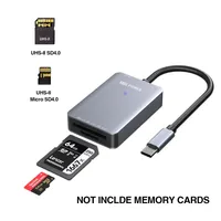 UHS-II High Speed Kartenleser USB C SD 4 0 Speicher Kartenleser für SDXC SDHC SD MMC Micro