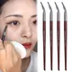 Professional Bent Eyeliner Brushes Soft Contouring Lying Silkworm Concealer Eyeliner Gel Makeup