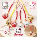 Sanrio Hello Kitty Phone Chain Bag Pendant Beckoning Cat Keychain Key Ring Backpack Pendant