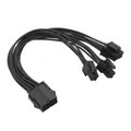 CPU Power Splitter Cable 8Pin to Dual CPU 8 Pin(4+4) CPU to Motherboard Power Adapter Y Splitter