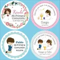 Custom Personalized Boy Girl First Communion Stickers First Holy Communion Favor Labels Baptism