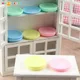 5Pcs Dollhouse Mini Food Plates Dining Plate Dollhouse Simulation Tableware Model DIY DollHouse