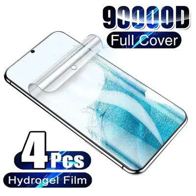 4Pcs Hydrogel Film Screen Protector For Samsung Galaxy S10 S20 S9 S21 S22 S23 Plus Ultra FE Screen