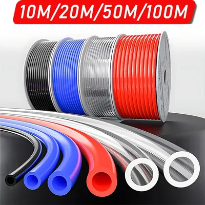 10M/20M/50M/100 Meters Pneumatic Hose Compressor Hose Air Tube 4*2.5mm 6*4mm 8*5mm 10*6.5mm 12*8mm Pneumatic Air Hoses PU Pipe