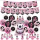 Messis Miami Football Club Theme Birthday Party Decoration Balloon Banner Backdrop Happy Birthday