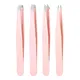 Eyebrow Tweezers Rose Gold Eyebrow Clips Stainless Steel Face Hair Removal Beautiful Makeup Tool