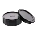 For Leica M mount Rear Lens Cap Camera Body Cap Set Plastic Black for Leica LM M mount camera and