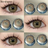 [Ru ship] Bio-Essenz 1 Paar farbige Kontaktlinsen für Augen natürliche Kontaktlinsen Mode linsen