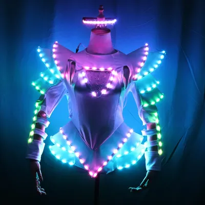 Neue Ankunft Braut Licht Up Luminous Kleidung LED Kostüm Ballett Tutu Led Kleider Für Tanzen Röcke