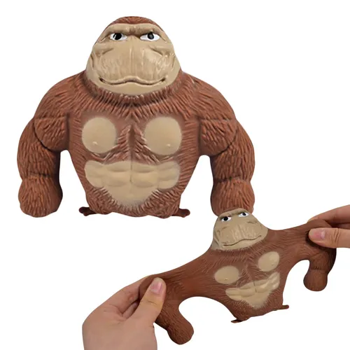 Squeeze Gorilla Spielzeug Anti stress Orang-Utan Zappeln Spielzeug Squishys elastischen Affen