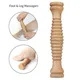 Fuß massage entlasten Stress Holz Fuß massage rolle für Planta rfasziitis Linderung Tiefen gewebe