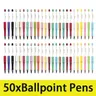 50 Stück Kunststoff Perlen Kugelschreiber Kugelschreiber Kugelschreiber für Schüler Büro Schul