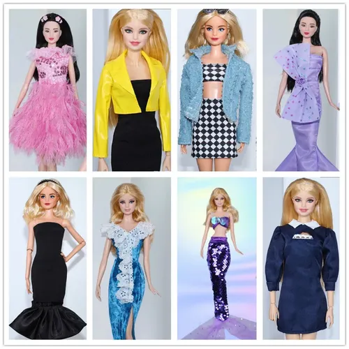 30cm Puppen kleid/Puppen kleidung Rock Kleid Set Anzug Sommer tragen Mode Outfit für Xinyi fr St