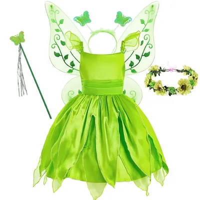 Baby Party Kleid Mädchen Fee Cosplay Kostüm Abend Ärmellose Verkleidung Kinder Sommer Karneval Kostüm Weihnachten Kleidung 2024 Image