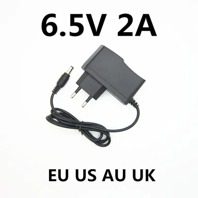 6,5 v 2a 2000ma anwendbar 6,5 v 1,5 ein 1500ma universal ac dc netzteil adapter wand ladegerät 6,5 v