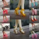 1 Paar Modes chuhe High Heel Schuhe Spielzeug Puppe Schuhe Sandalen flache Schuhe viele Arten für