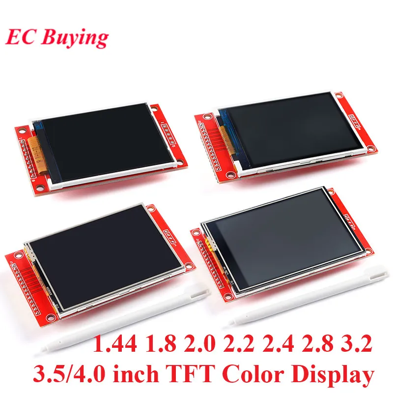 1,44 1,8 2,0 2,2 2,4 2,8 3,2 3,5 4,0 Zoll SPI TFT LCD Bildschirm Bunte Touch Display Modul ILI9341 ILI9488 480*320 240*320 Laufwerk Image