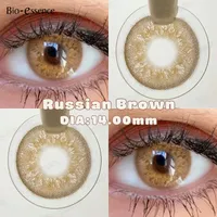 Bio-Essenz 2 Stück Farb kontaktlinsen braun mit myopie farbenen Make-up-Kontaktlinsen für Augen
