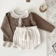 Herbst Baby Mädchen Jungen Pullover Mode gestrickte Strickjacke Jacke Mantel Baby Pullover Mantel