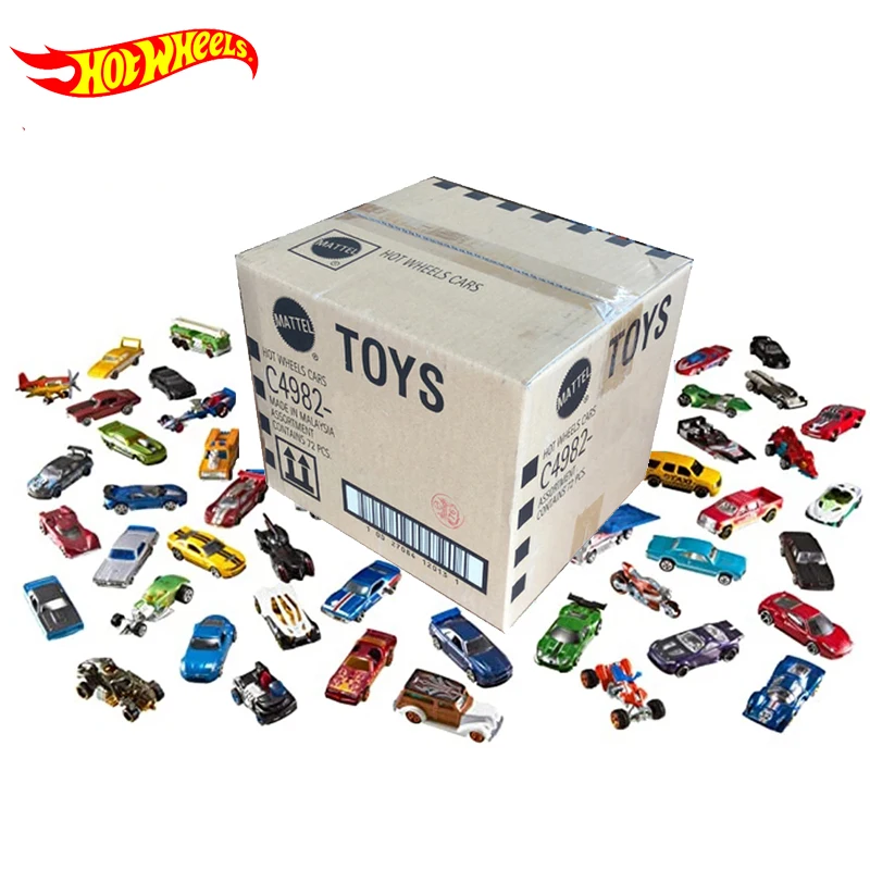 Original Hot Wheels Spielzeug Auto Spielzeug für Kinder 5 stücke Zu 72 stücke Modell Auto Kinder Spielzeug Jungen Hotwheels Diecast 1/64 spielzeug Auto Geburtstag Image