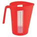 VIKAN 60004 Measuring Cup,Red,Plastic