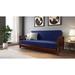 Lambton Queen Dark Cherry Futon Set with Merlin Mattress and Cover