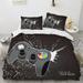 Cool Gamepad Bedding Bed Set Twin Full Queen King Size Novelty Game Controller Printed 1 Duvet Cover with 2 Pillow Cases for Fans