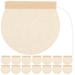 FRCOLOR 100Pcs Tea Filter Bags Round Tea Bags Empty Tea Filter Bags Disposable Tea Bags