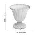 Flower Urn Planter Roman Pot Pot Planters Grey Planter Vasecactus Garden Tall Decorative Wedding Mini Column Outdoor