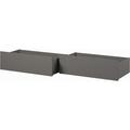 Under Bed Drawers (Set Of 2) /Full Grey