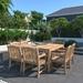 Amazonia Bliss Banquet 9-Piece Teak Wood 100% FSC Patio Dining Set