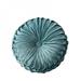 Velvet Pleated Round Pumpkin Throw Pillow Couch Cushion Floor Pillow Decorative For Home Sofa Chair Bed Car Multicolor Velvet Pleated Round Pumpkin Throw Pillow Household Cushion(13.7 *3.14 )