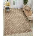 Nourison Modern Deco Geometric Modern Taupe 8 x 10 6 Area Rug (8 x 11 )