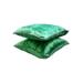 Cushion Cover For Sofa 22x22 inch (55x55 cm) Pillow Cover Emerald Green Pillows Cover Velvet Beaded Cord Pillows Cover Velvet Square Pillowcase Solid Contemporary - Green Shimmer