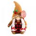 Christmas Gingerbread Gnomes Plush Santa Doll Christmas Dwarf Elf Figurines Xmas Ornaments Tabletop Decoration for Holiday Festival Supplies Plush Doll Gift